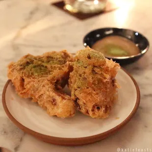 Crispy maitake mushroom