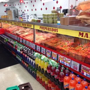 Beautiful meat department