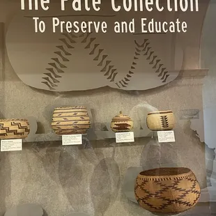 Pate Collection of baskets and Indian artifacts