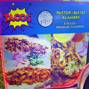 a cart of tacoss