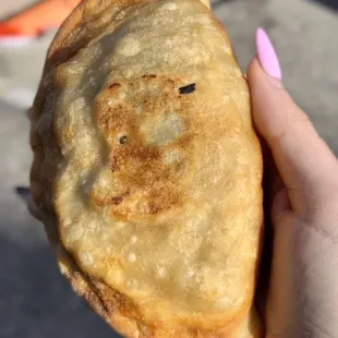 Chive Pocket from Han-Yu Taiwanese Food! Dipping sauce adds just the right amount of oomph! My hubby absolutely loved his!