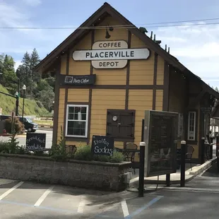 the entrance to placerville depot