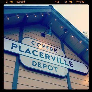 a sign for placerville depot