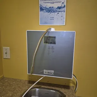 Fill up on alkaline water!!!