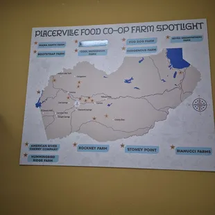 All the local farms  they get their produce from!