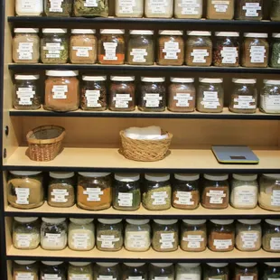 Our bulk culinary herbs.