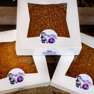 Vegan pies from Sugar Plum Bakery
