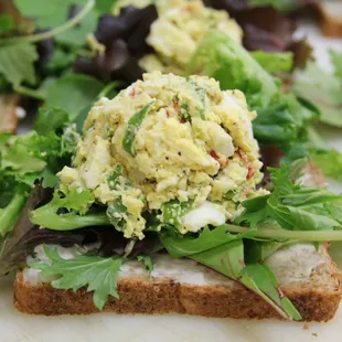 Deli sandwich - egg salad.