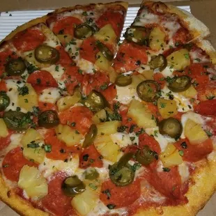a pizza in a box