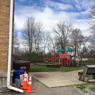 Great playground out back