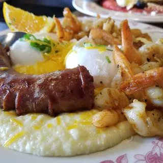 Sausage & Shrimp Grits