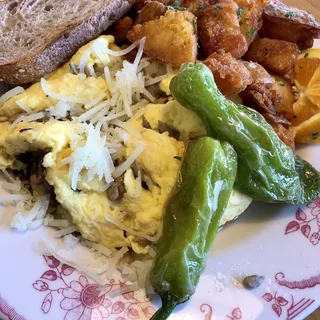 Oyster Mushroom Scramble