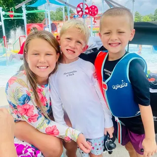 Fenced in kids area with plenty of lounge chairs, umbrellas for shade and lots to keep the kids busy!