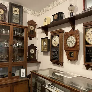 Clock, Jewelry and Optometrist Shop Exhibit
