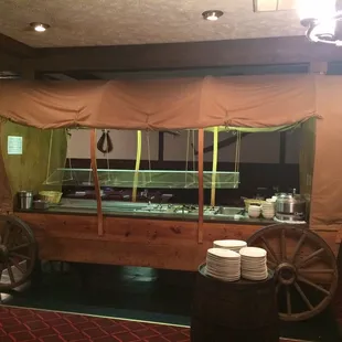 The Covered Wagon Salad bar!