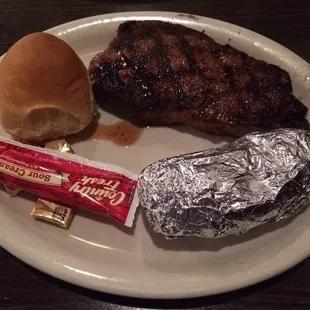New York Strip dinner