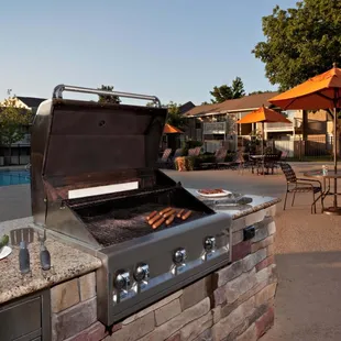 Gourmet outdoor kitchen