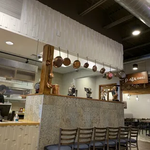 Additional dining area in back