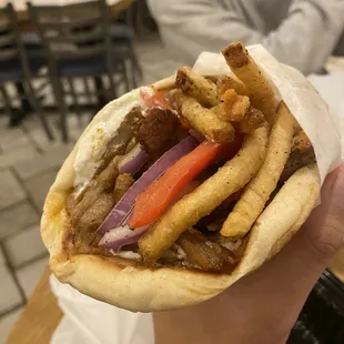 Gyro platter