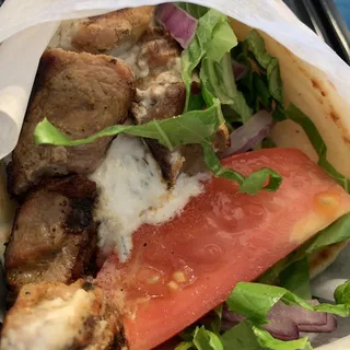 Pork Souvlaki Wrap
