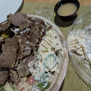 Scoop of straight mayonnaise in my bowl ...