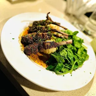 The famous Rack of Lamb