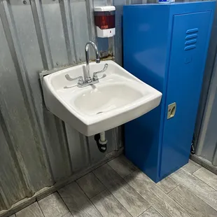 Spotlessly clean restroom