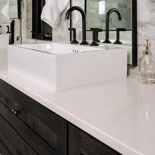 Sleek Quartz Vanity