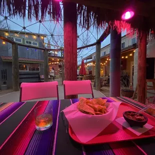 a plate of food on a table