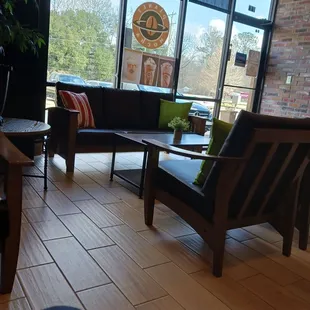 Nice seating.
