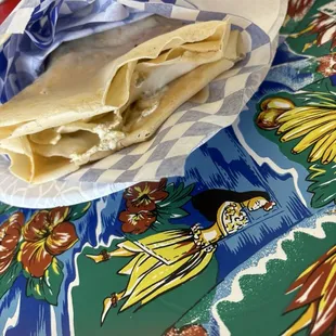 Jalepeno popper crepe with extra bacon, cuz... Bacon!