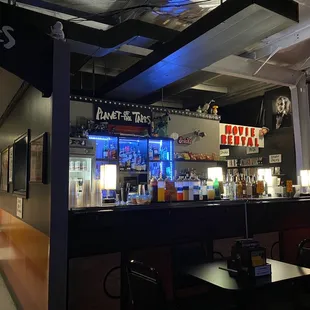 Bar area and movie rental area off to the right