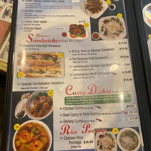Salads and Sandwiches