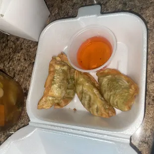 3. Vegetable Pot Sticker