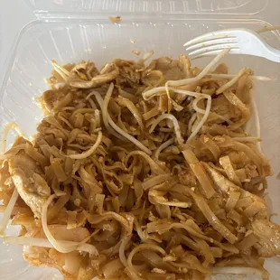 Chicken and Shrimp Pad Thai