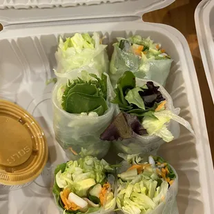 Fresh Salad Wraps