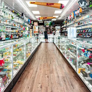 Pathway to the counter