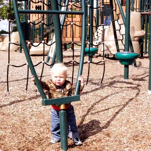 Planet Westerville Park  ....ground level of park equipment