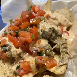 Pork nachos