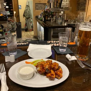 Wings and beer!