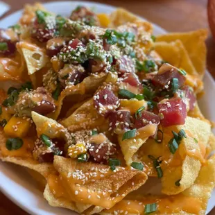 Poke nachos