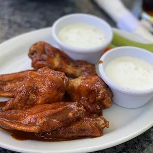 Nashville hot wings- made extra crispy