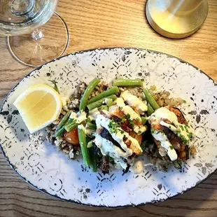 On half Grilled Bacon Wrapped Shrimp App