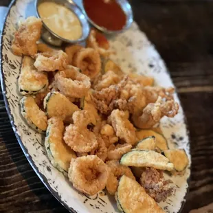 Potato Crusted Calamari  @dangit.all