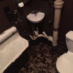 Somebody said the bathrooms were jank. I found it nostalgic.