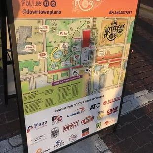 Art fest map