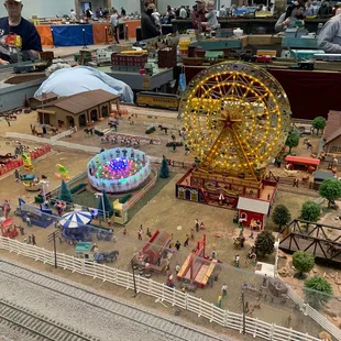 It's amazing how involved the train sets can get!