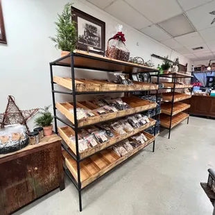 Jerky shelves