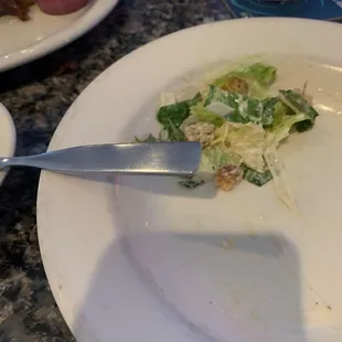 Side Caesar and coleslaw