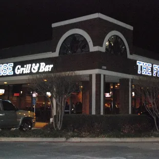 the front of the restaurant